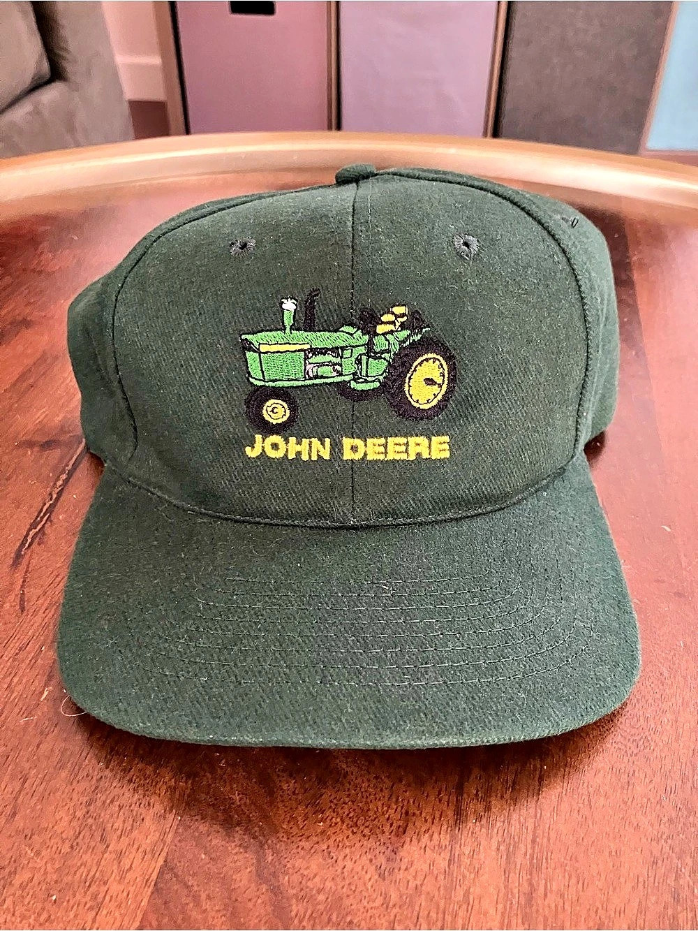 Vintage 90s John Deere Green SnapBack Hat Cap